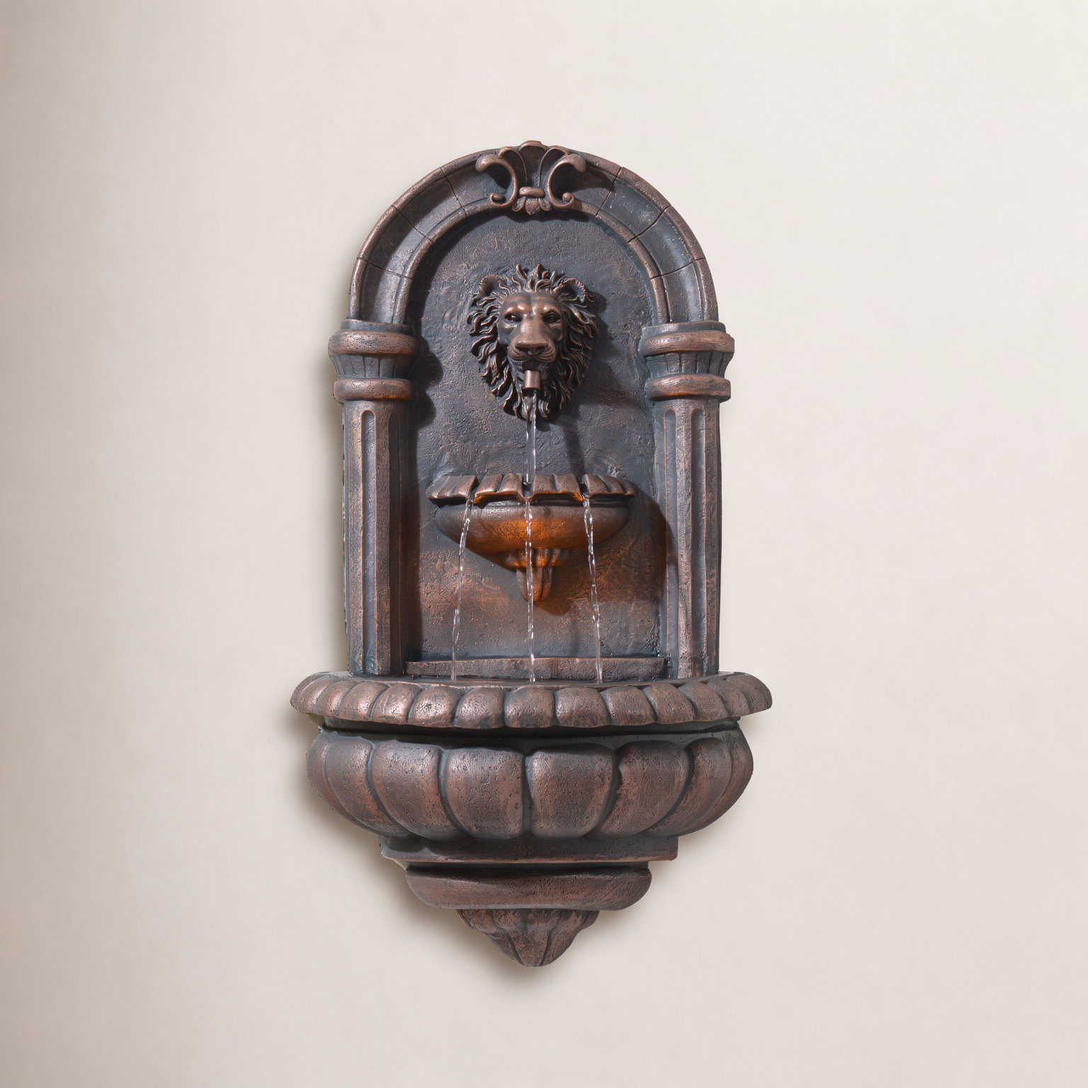 Jowett Tiered Fountain with Pump, Antique Bronze