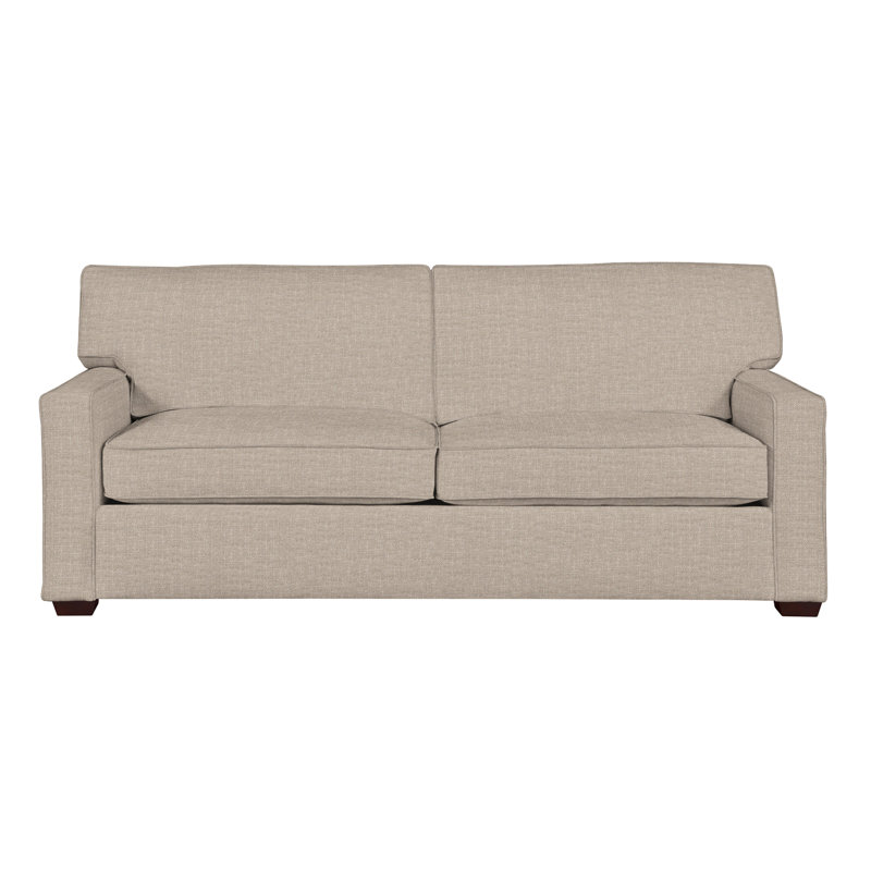 Taylor 88'' Upholstered Sofa, Conversation Ivory Basketweave