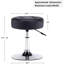 Tabouret de coiffeuse ergonomique Marylean