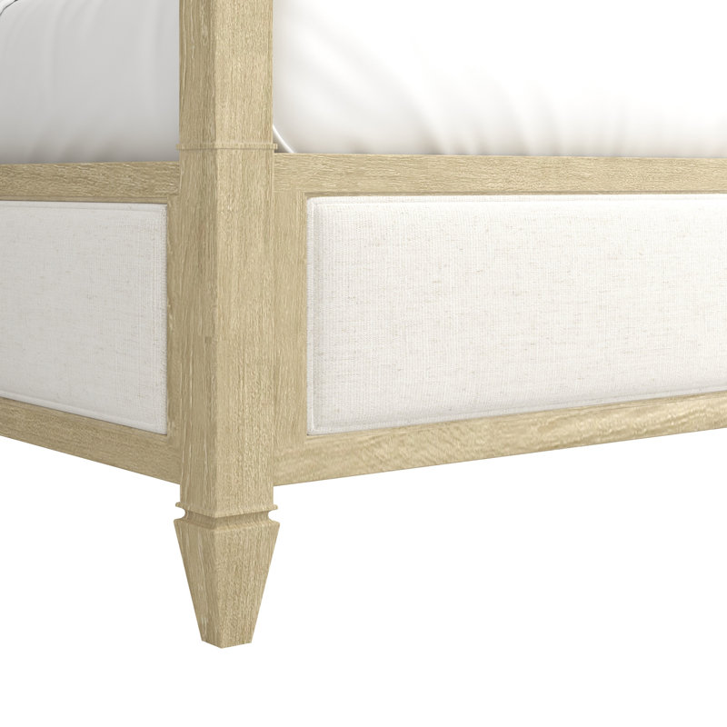 Eave Sundrenched Upholstered Four Poster Bed, Queen