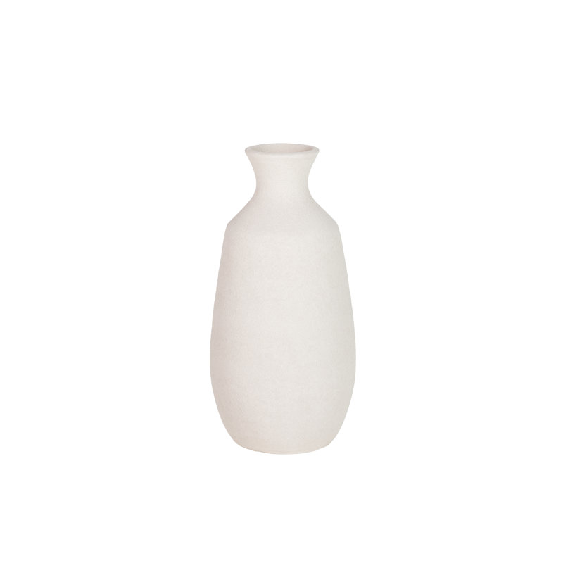 Ceramic / Porcelain Table Vase, 40cm H x 23cm W x 23cm D, Grey