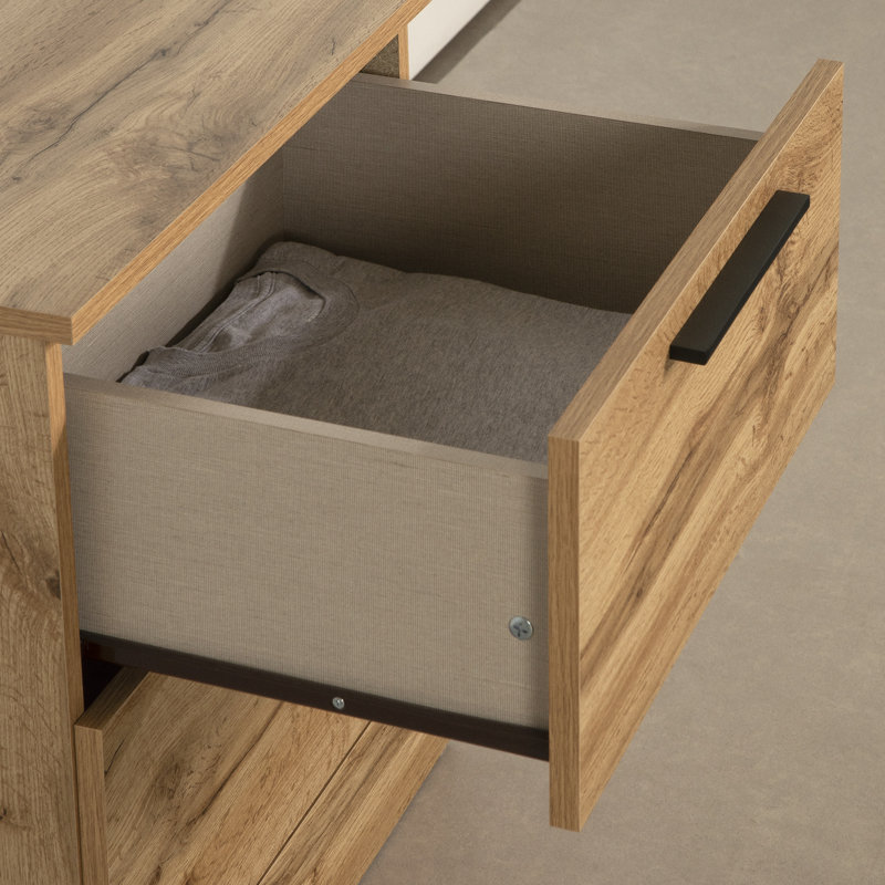 Step One Essential 2 - Drawer Nightstand, Brown