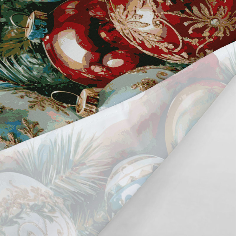 Tapisserie murale de la collection Vintage Christmas, 68 po x 80 po