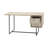 Solid Wood Steel Writing Desk