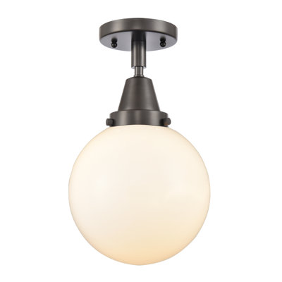 Alphonsa Glass Flush Mount