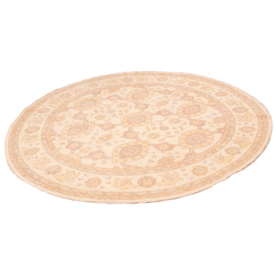 One-of-a-Kind 10' New Age Round Wool Area Rug in