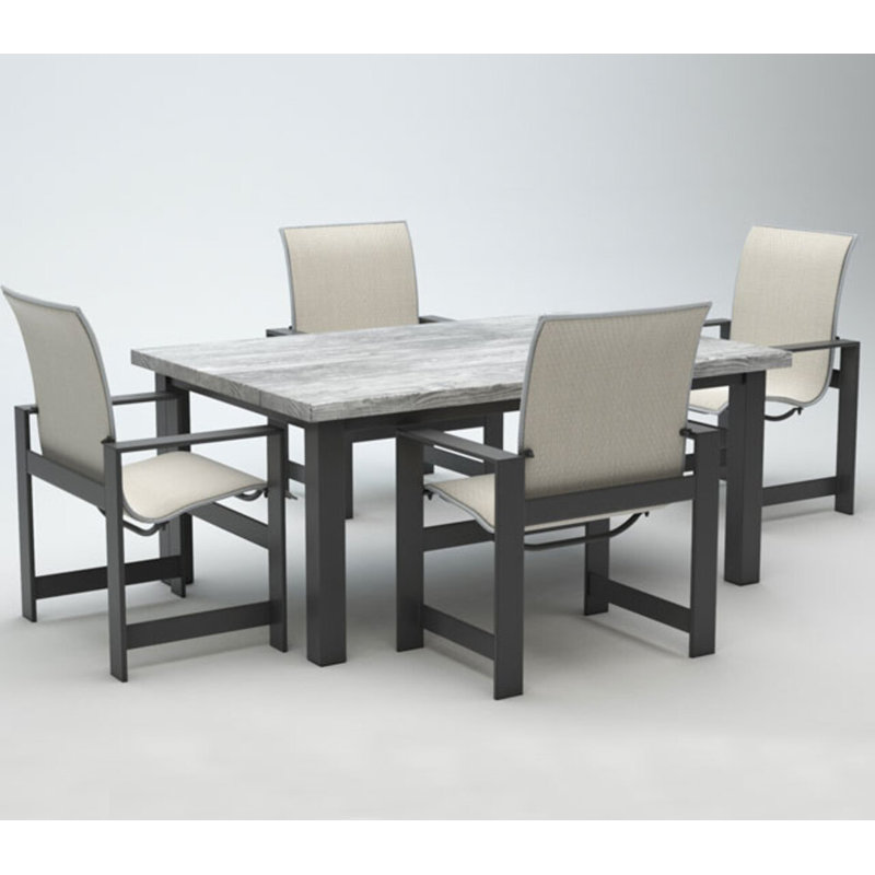 Grace Low Back Dining Chair, Sedona, Onyx