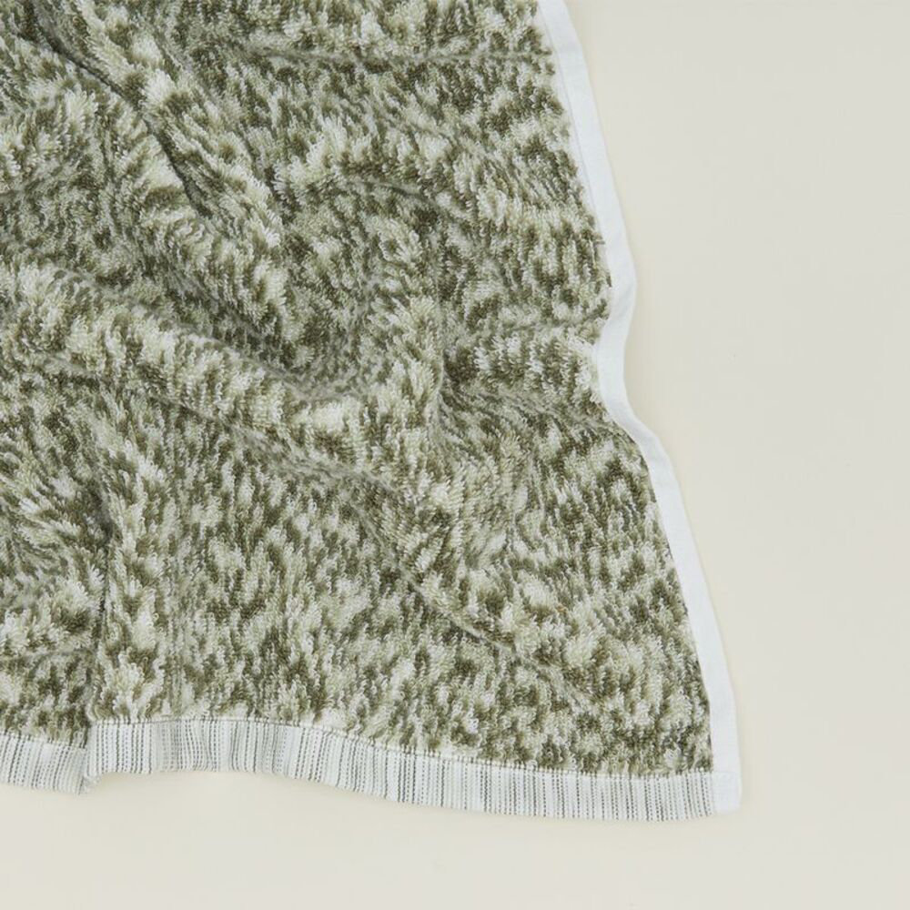 Cotton Terrycloth Towel, Olive/Sage, Bath Towel - 1 Pack