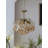 6-light Dimmable Empire Crystal Chandelier