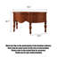 Bureau en bois massif American Vintage-190659732