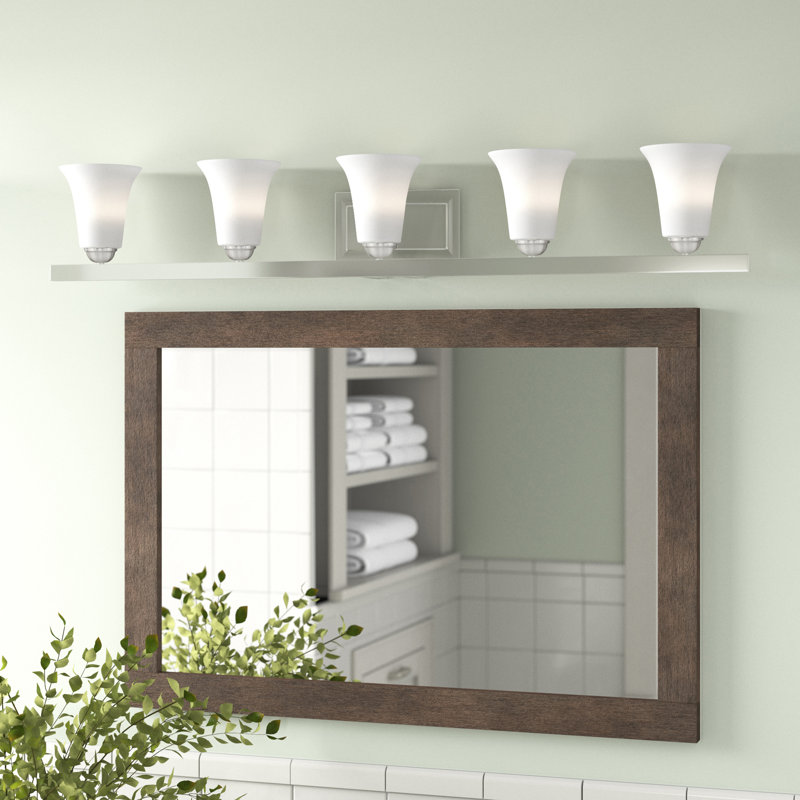 Bullis 5 - Light Dimmable Vanity Light, Brushed Nickel