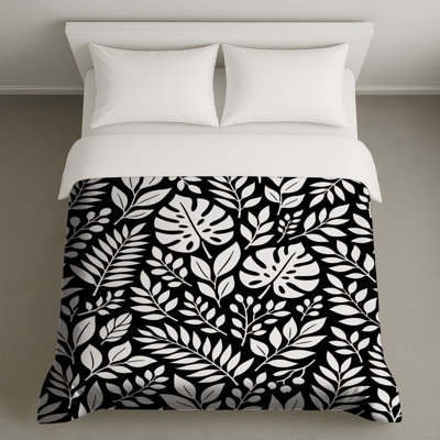 Monstera Palm Leaves Duvet Covers