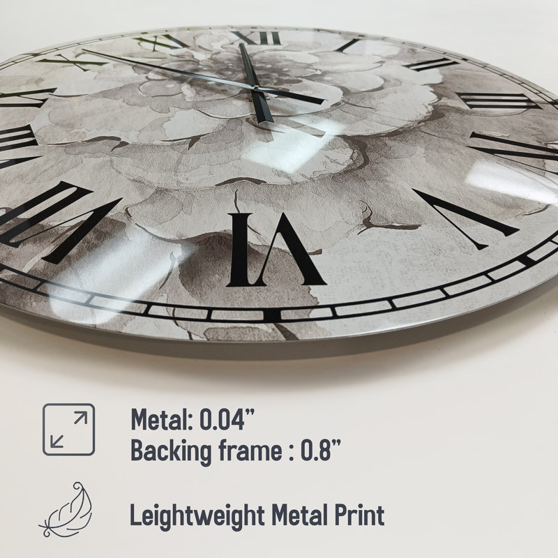 Horloge murale tourbillon bronze, Médium