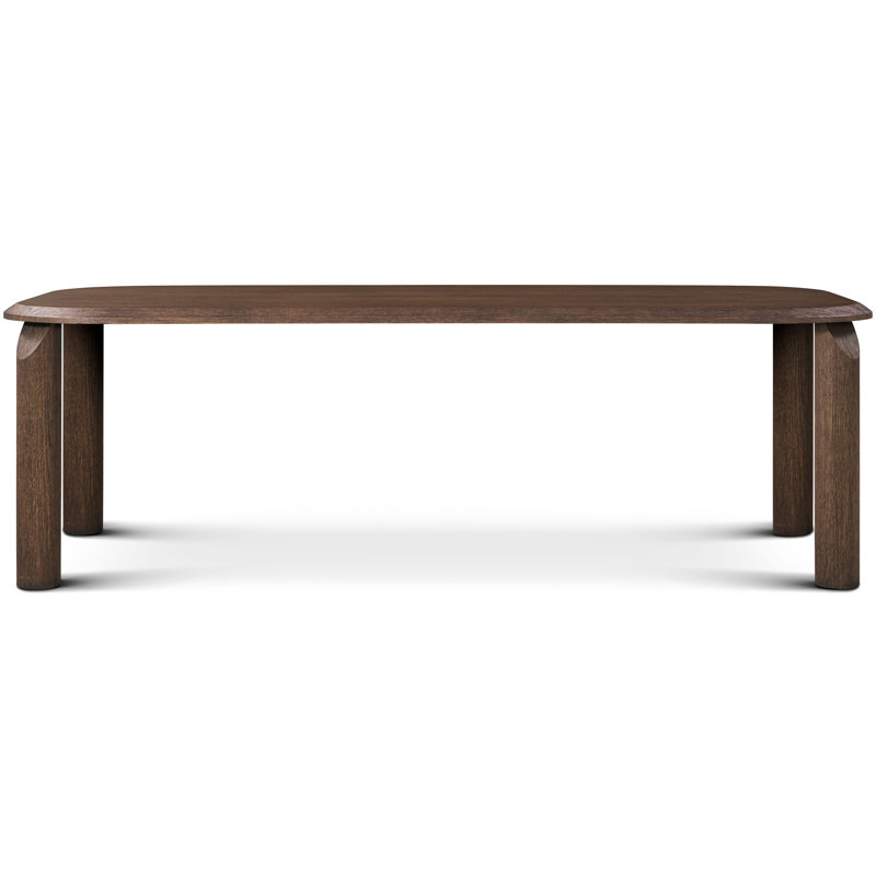 Vienna Dining Table, Brown, 30" H x 78.74" L x 39.37" W