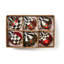 Tartan 6 Piece Ball Ornament Set