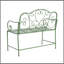Banc de jardin extérieur - vert