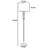 Ceramic Floor Lamp For Living Room, 64 Inch Modern Standing Lamp With Linen Shade And Rotary Switch, Farmhouse And Mid-Century Design For Bedroom, Office, And Reading Nook
