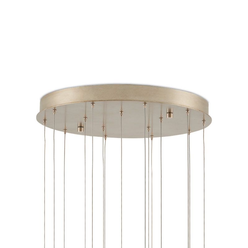 Alsop 15 - Light Silver Cluster Pendant