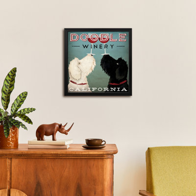 Doodle Winery Premium Framed Poster by Ryan Fowler