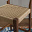 Tabouret de comptoir Aniek en bois massif brun avec siège en rotin tissé à la main-1139794507-1170113233