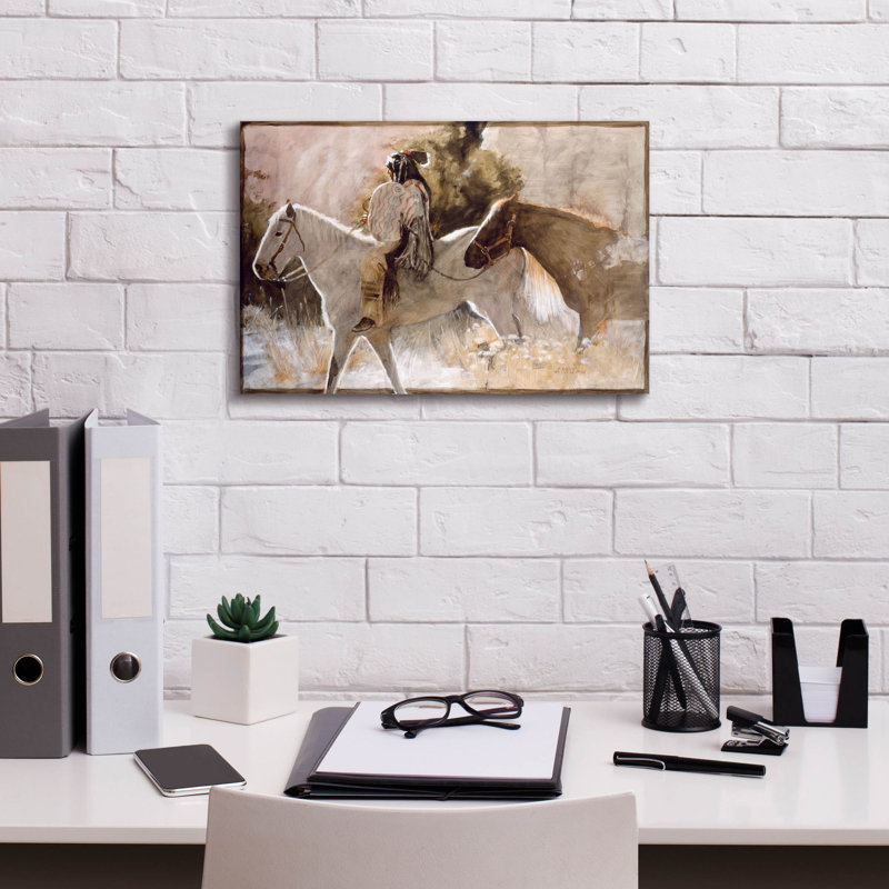 Sur toile, 12" H x 18" W x 0.75" D