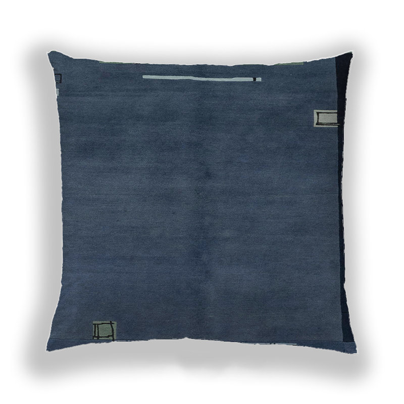 Coussin Abstract 1866, Microsuède
