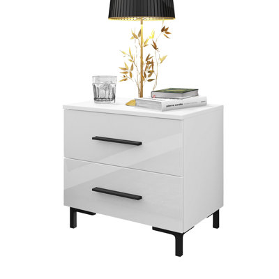 Varonique 2 Drawer Bedside Table