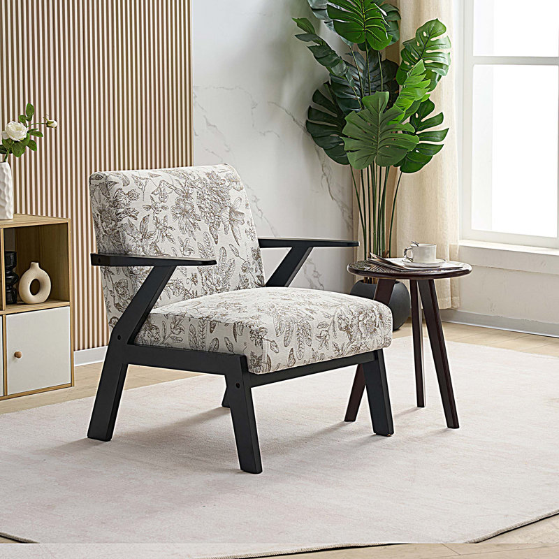 Fauteuil d'appoint avec coussin Mid-Century