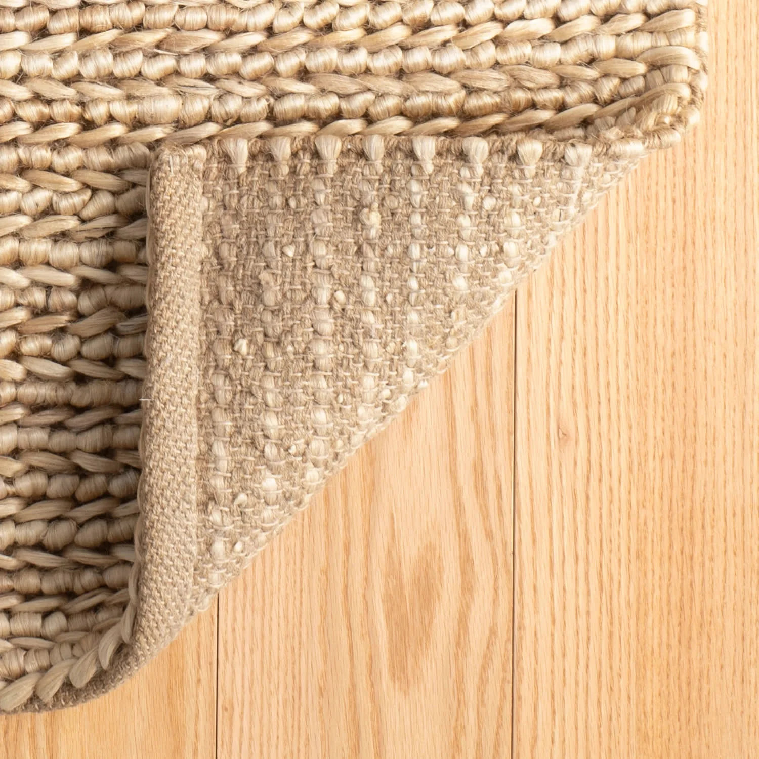 Jute Woven Natural Hand-Woven Jute Rug, Runner 2'6" x 8'