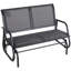 Outdoor Abadie Rocking Metal Bench-112146734