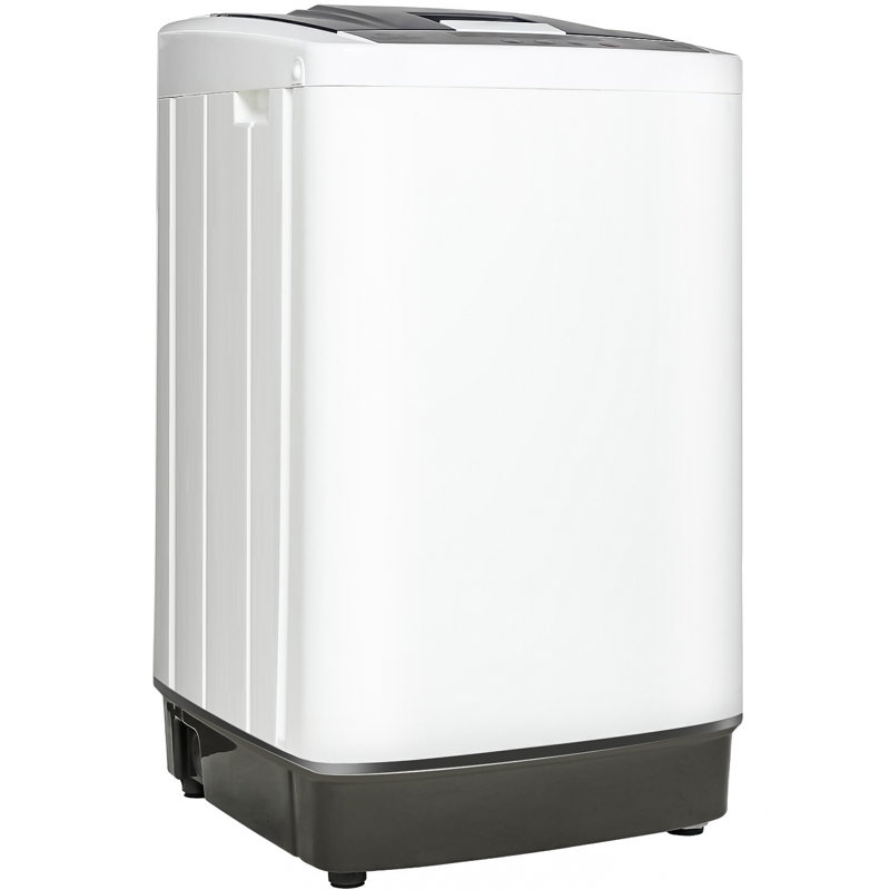 Homdox 2.4 cu. ft. Portable in White/Black