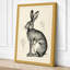 Watchful Hare Botanical - Wrapped Canvas-1885831690-1885831729