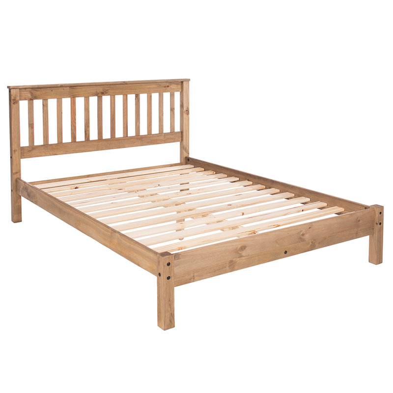 Wiete Solid Wood Slat Bed, Full / Double, Corona