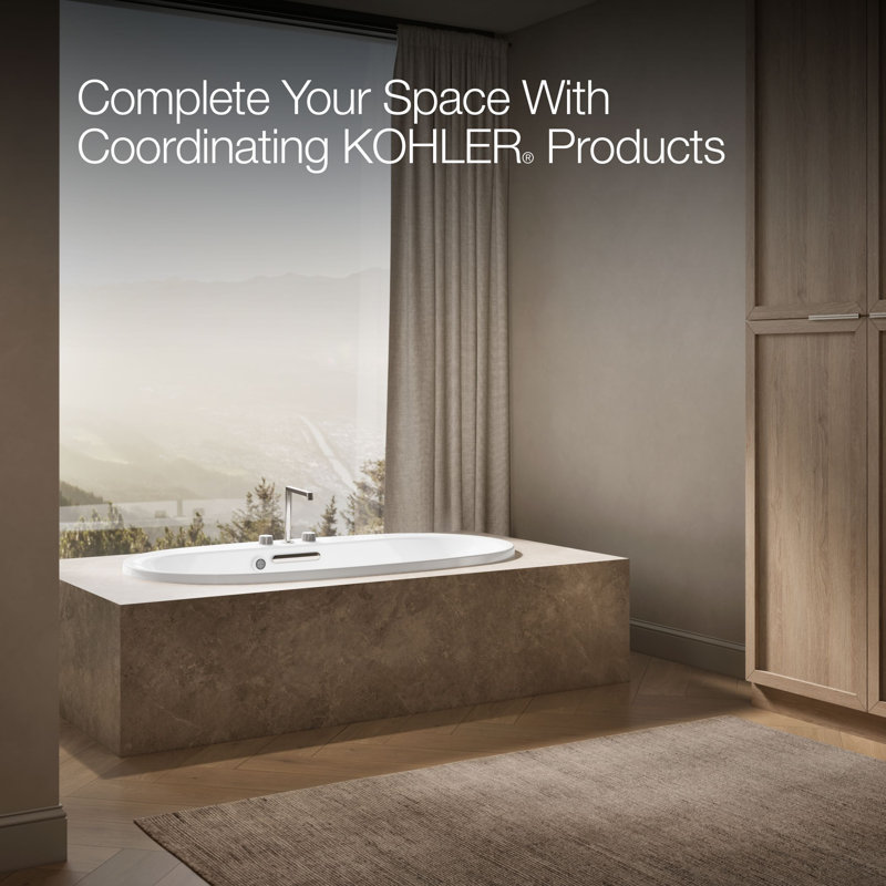 Kohler 66" x 36" c Bath with Bask Heated Surface