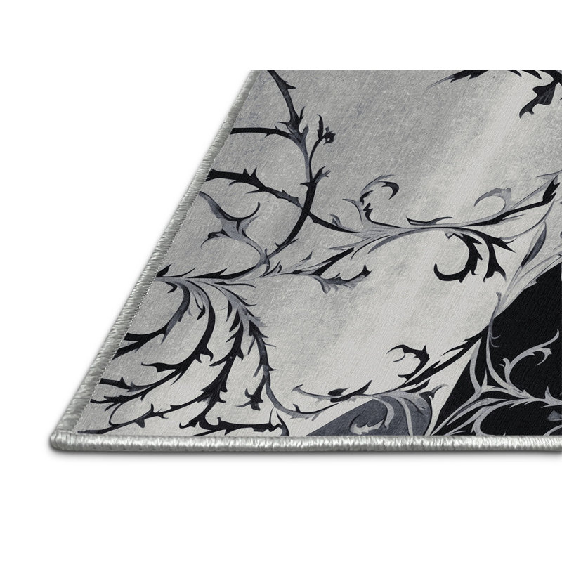 Tapis fougère étain, Rectangulaire 2 pi x 3 pi