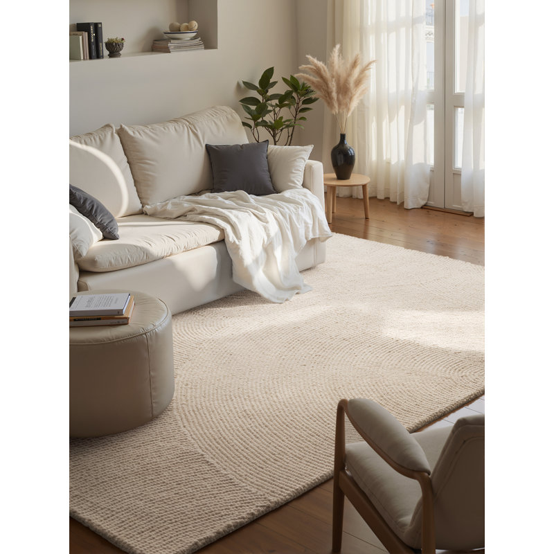 Calmio - Rug by Hanse Home - Natural Living Room Rug, Hand-Tufted Hygge, Scandinavian Living Room, Bedroom, Dining Room, Hallway