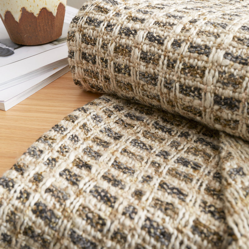 Amble Linen Blend Blanket Throw