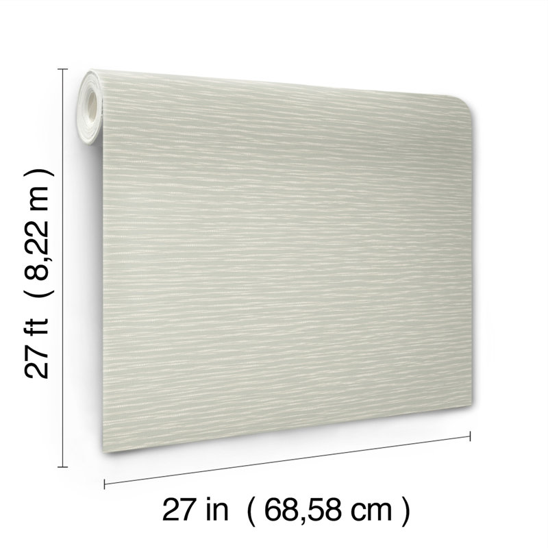 Papier peint Lotus Weave Moss, Sauge