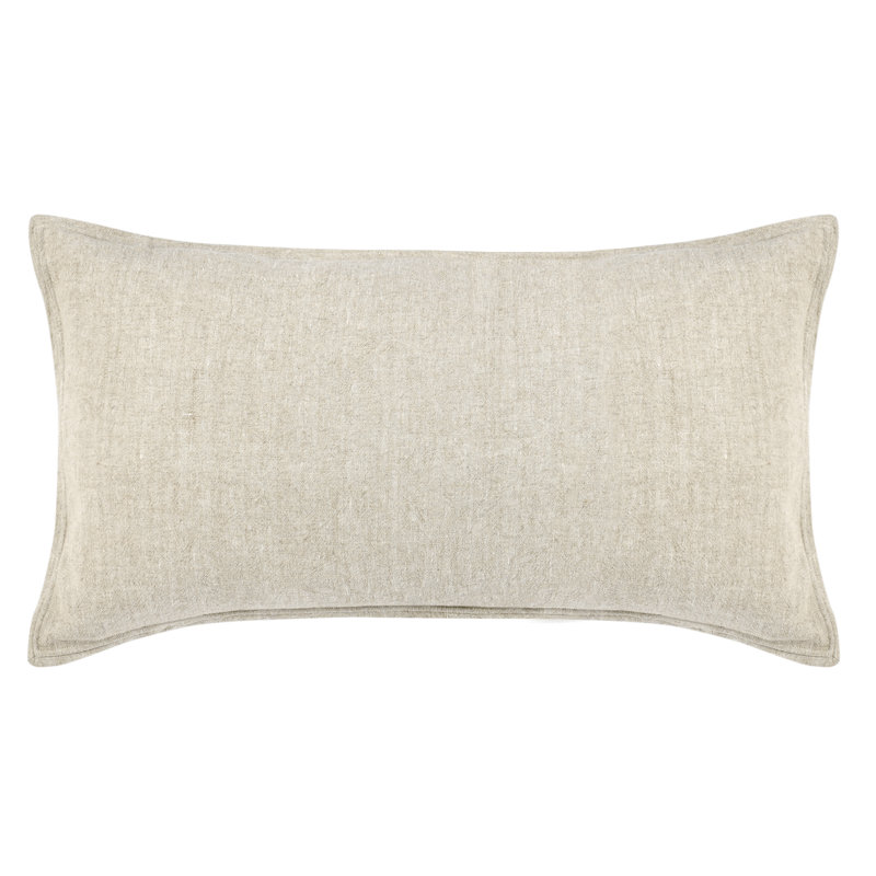 Talia Linen Pillow Sham, King, Beige