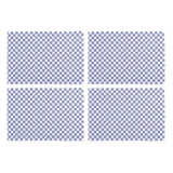Flax Check Placemat, Set Of 4