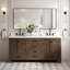 Base de meuble-lavabo double Panchuri 72 po seulement-1769958404