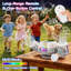 cossy Bubble Machine, 360° Automatic Rotation Bubble Machine for Kids, Rechargeable Bubble Maker with Remote Control, RGB Lights & 20000+ Bubbles/Min, Suitable for Outdoor, Parties, Weddings, Grey-124652148