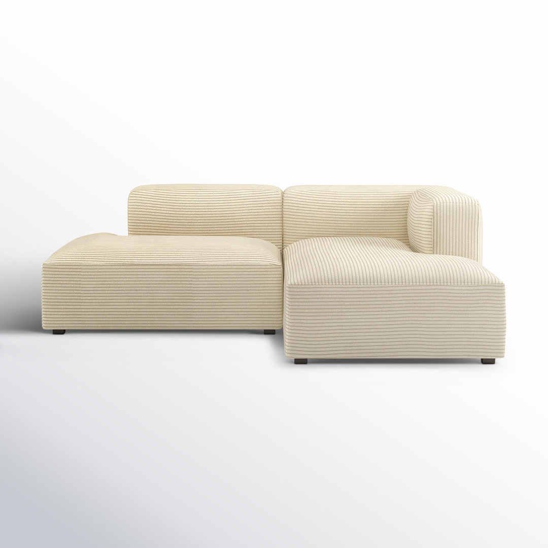 Winnie 88" Wide Modular Sofa & Chaise AllModern 
