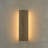 LED Travertine Outdoor Wall Sconce, Warm White Integrated