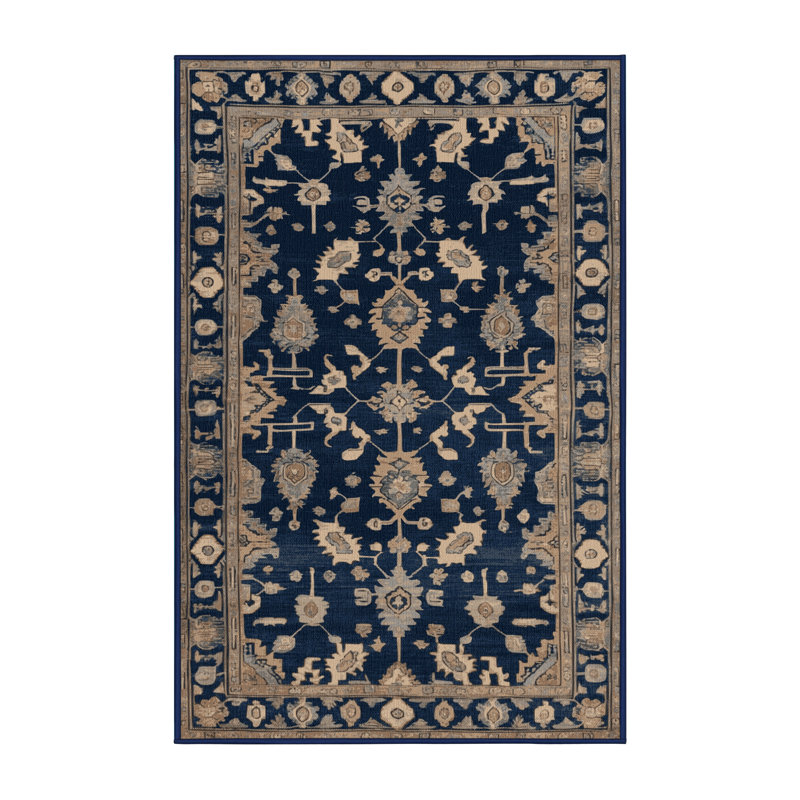 Machine Washable Overdyed Grey Area Rug, Rectangle 7' x 9'