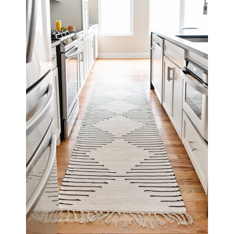 Bracen Cotton Moroccan Indoor Rug, Runner 2'11" x 16'