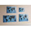 Magnetic Memo Board Whiteboard - 120 x 60 cm - With Marker and Magnets - World map