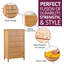 Lanie Solid Wood 70cm W 6 - Drawer Chest of Drawers