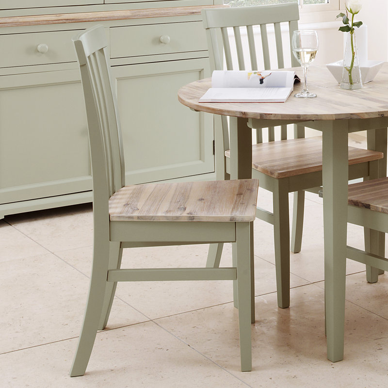 Taylor Slat Back Side Chair, Sage Green