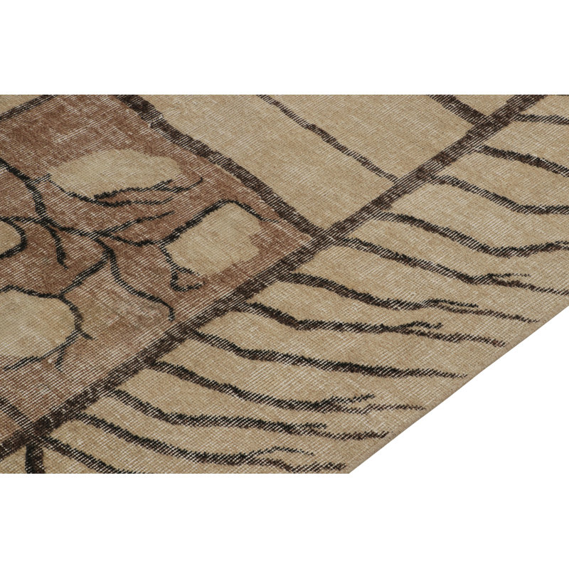 One-of-a-Kind Rectangle 5'4" X 9'2" Hand Knotted Area Rug